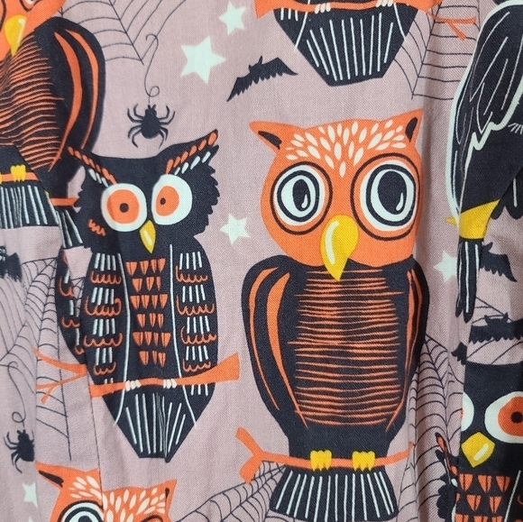 DOLLZ & Dames XS Halloween Fall Owl Spider Web Dress - Picture 3 of 8